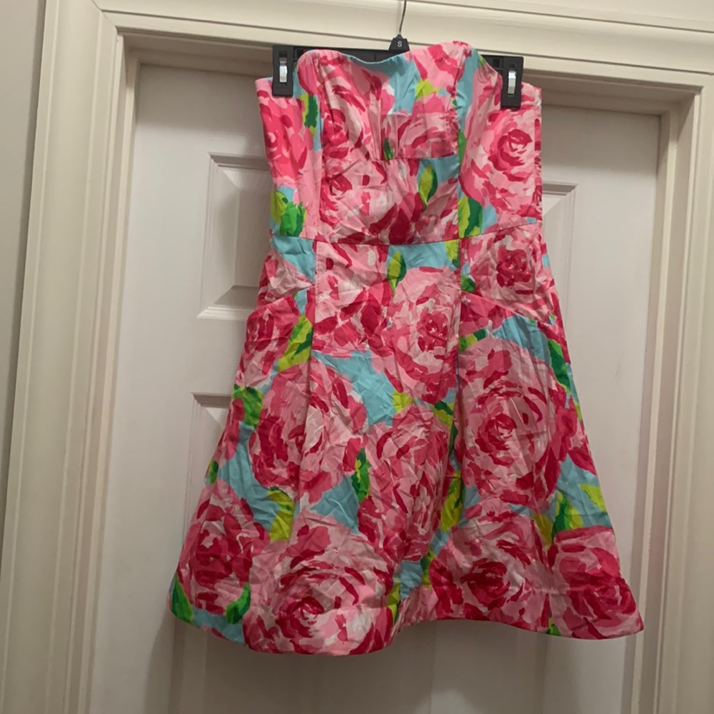 Size 4 HPFI strapless Lilly Pulitzer dress